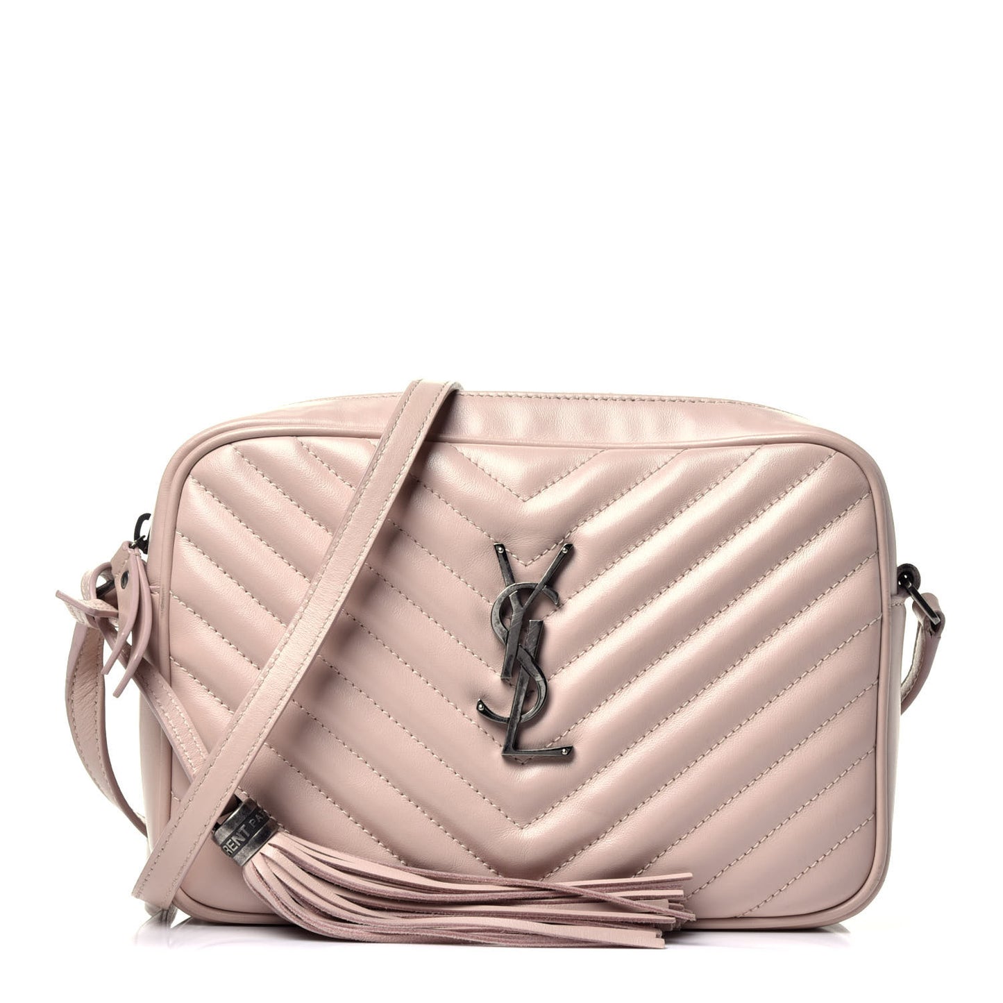 Calfskin Matelasse Monogram Lou Camera Bag Marble Pink