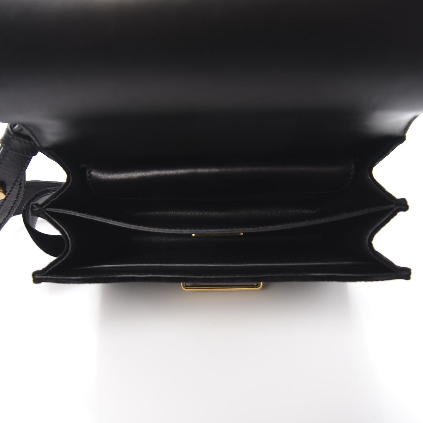 Velvet City Calfskin Cahier Bag Black