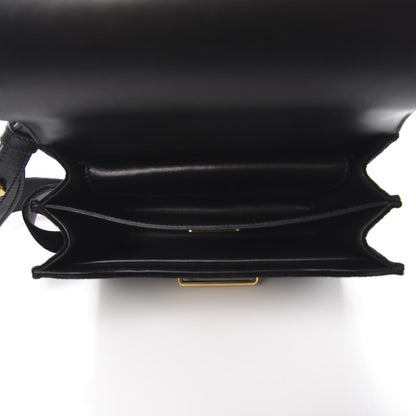 Prada Velvet City Calfskin Cahier Bag Black 4 of 8