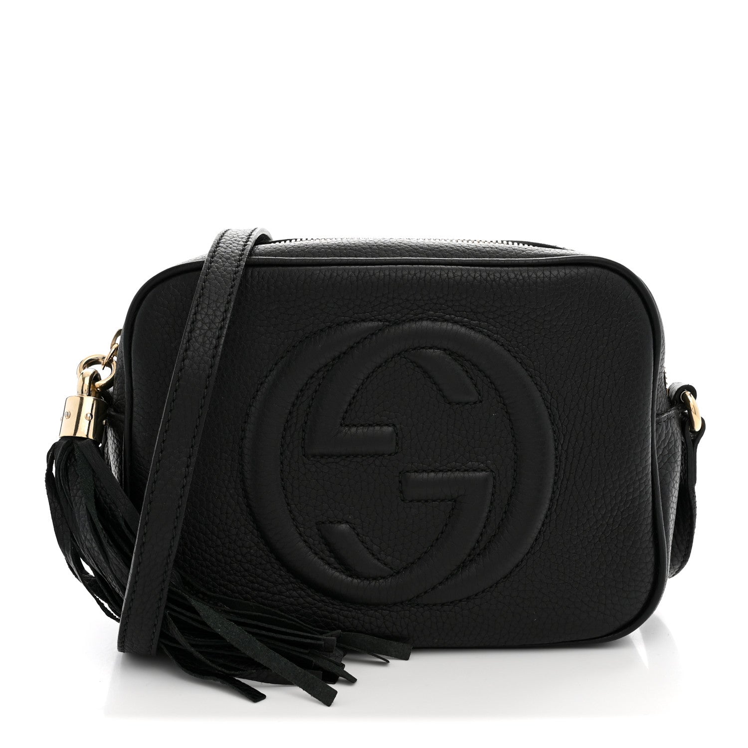 Gucci Pebbled Calfskin Small Soho Disco Bag Black 1 of 9