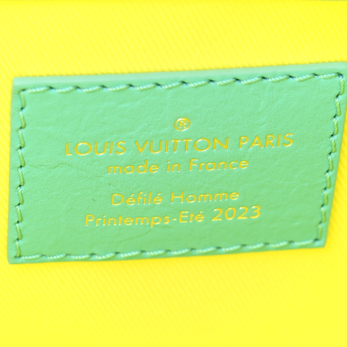Monogram Playground Keepall Bandouliere 50 Lime