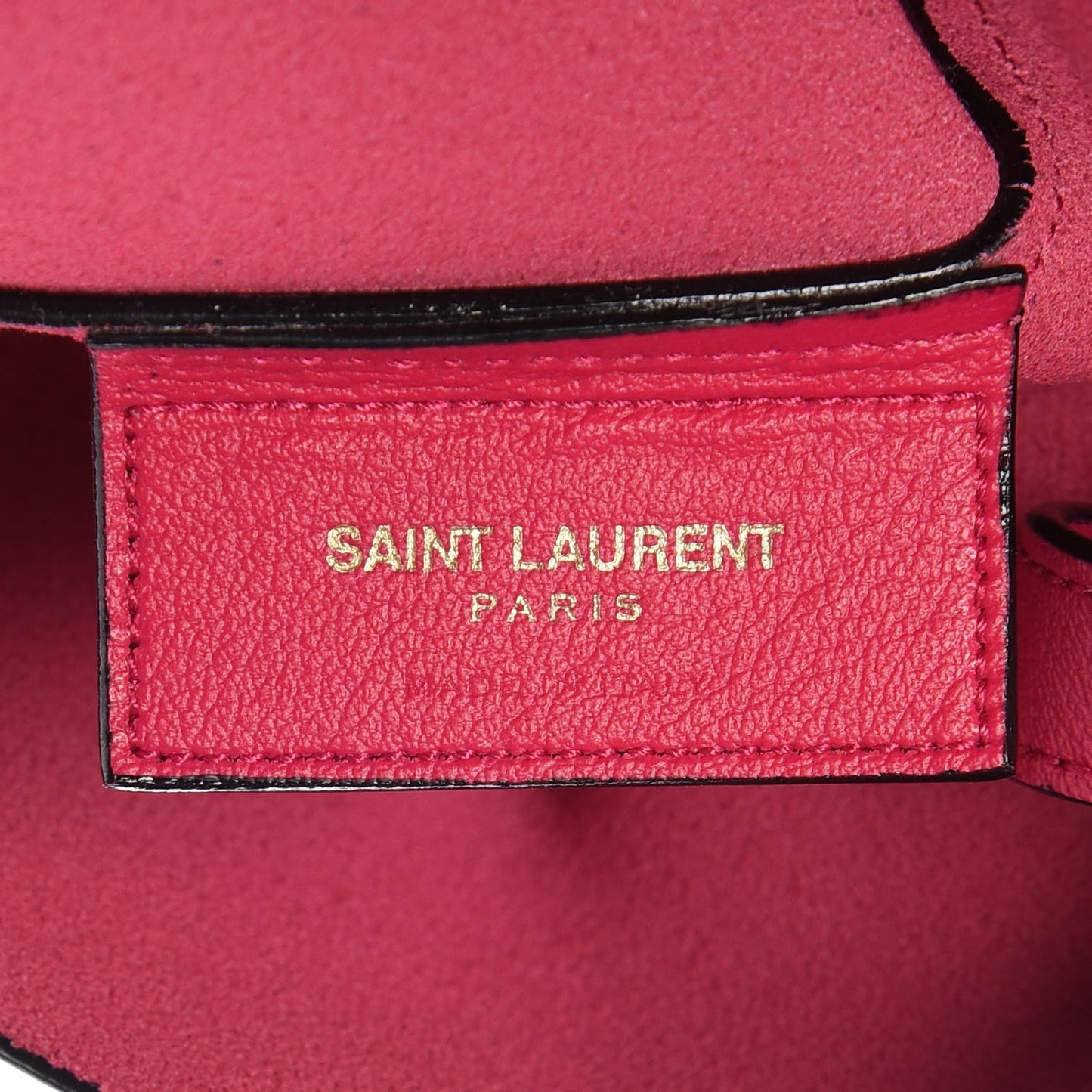 Calfskin Large Shopping Tote Fuchsia