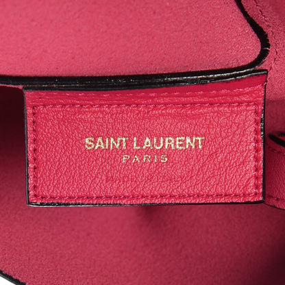 Saint Laurent Calfskin Large Shopping Tote Fuchsia 7 of 11