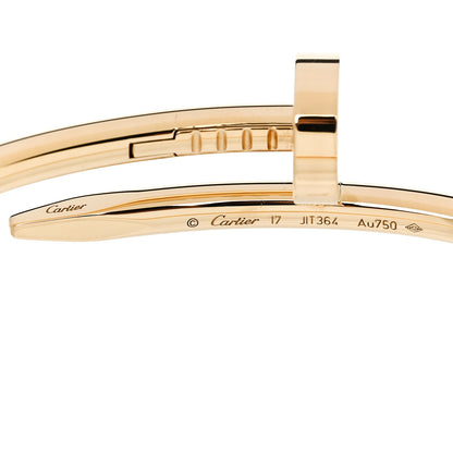 Cartier 18K Yellow Gold Juste Un Clou Bracelet 17 4 of 5