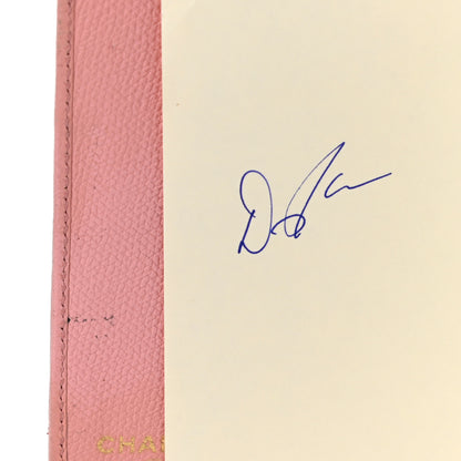 Chanel Grained Calfskin CC Button Pocket Agenda Cover Pink 25 of 28
