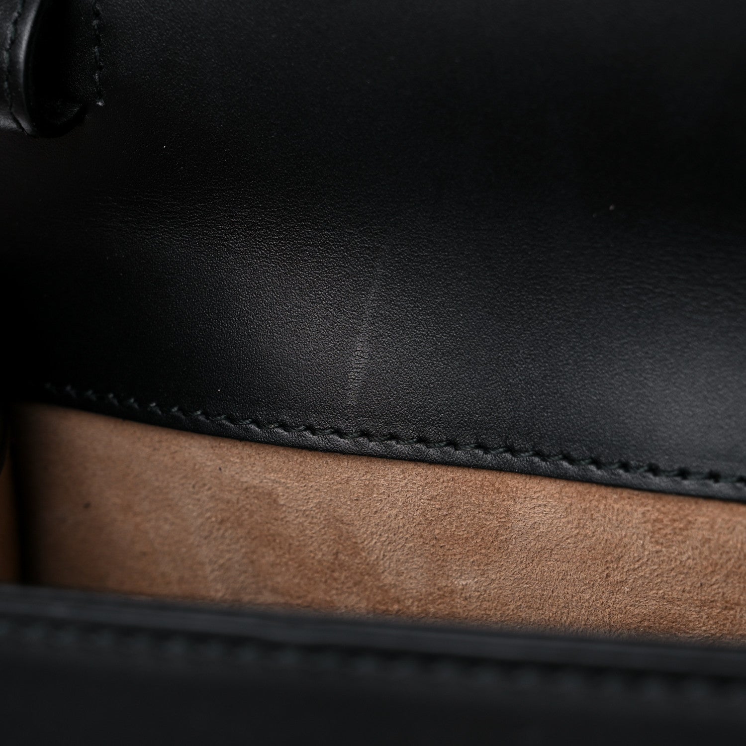 Gucci Calfskin Mini Sylvie Top Handle Bag Black 11 of 15