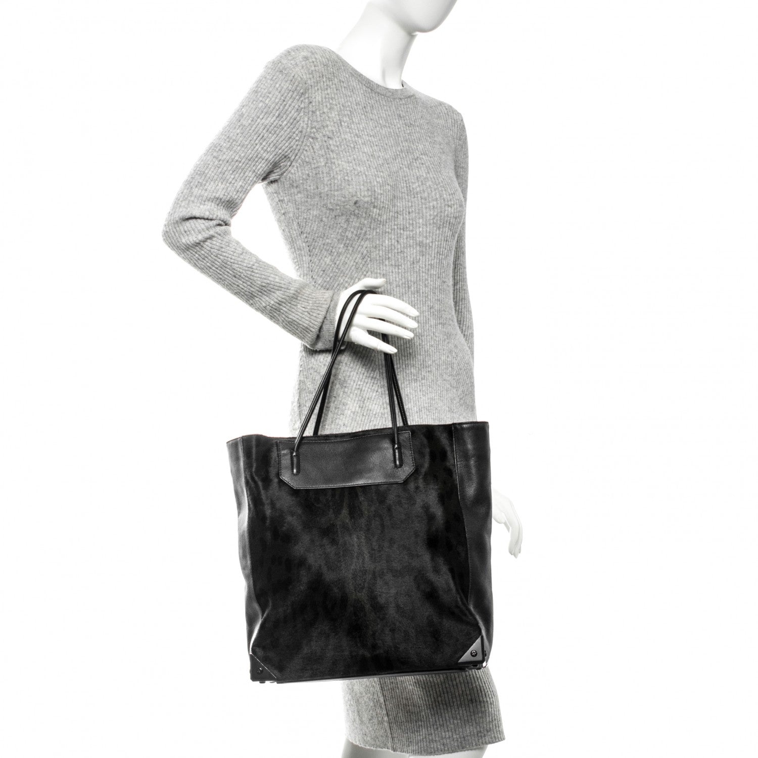Alexander Wang Calf Hair Prisma Tote Soil 2 of 6