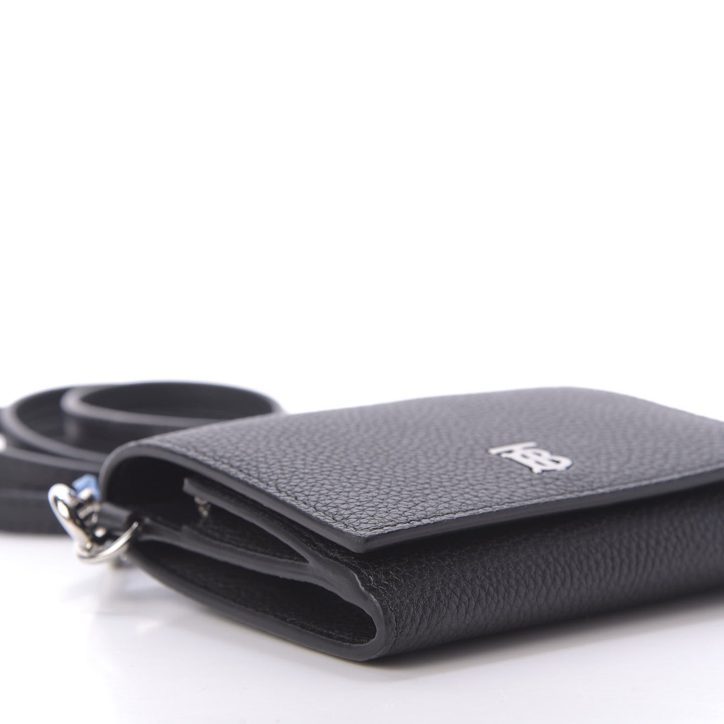 Grainy Calfskin Otis TB Wallet Black