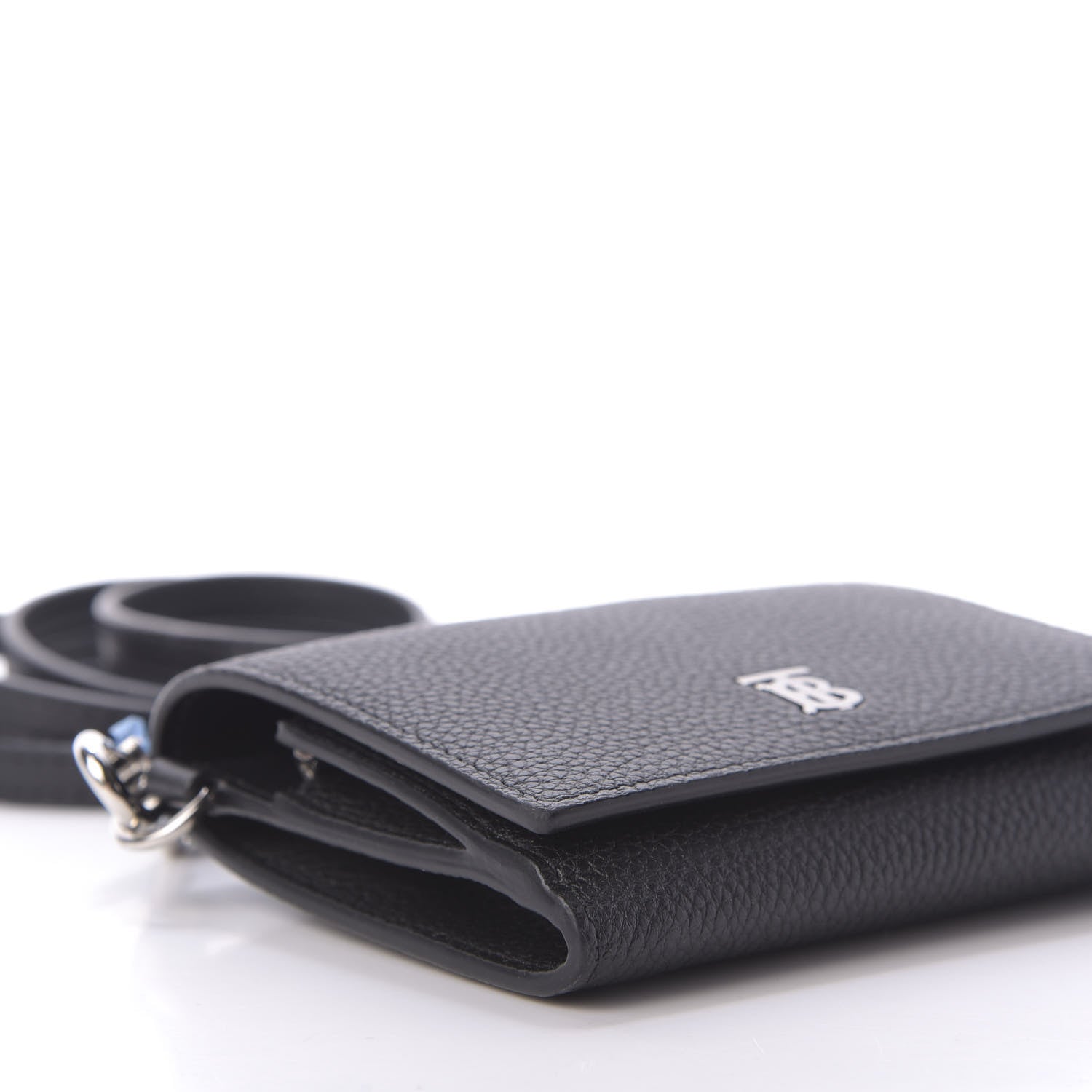 Burberry Grainy Calfskin Otis TB Wallet Black 6 of 8