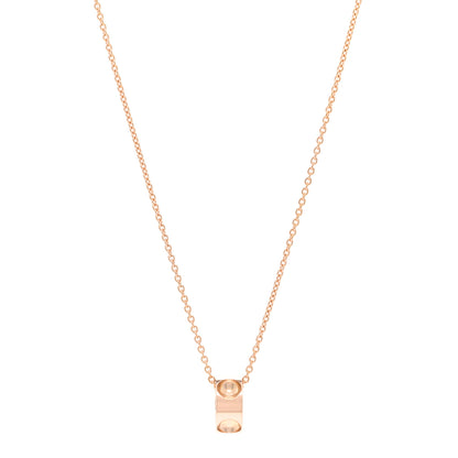 Louis Vuitton 18K Pink Gold Empreinte Pendant Necklace 1 of 5