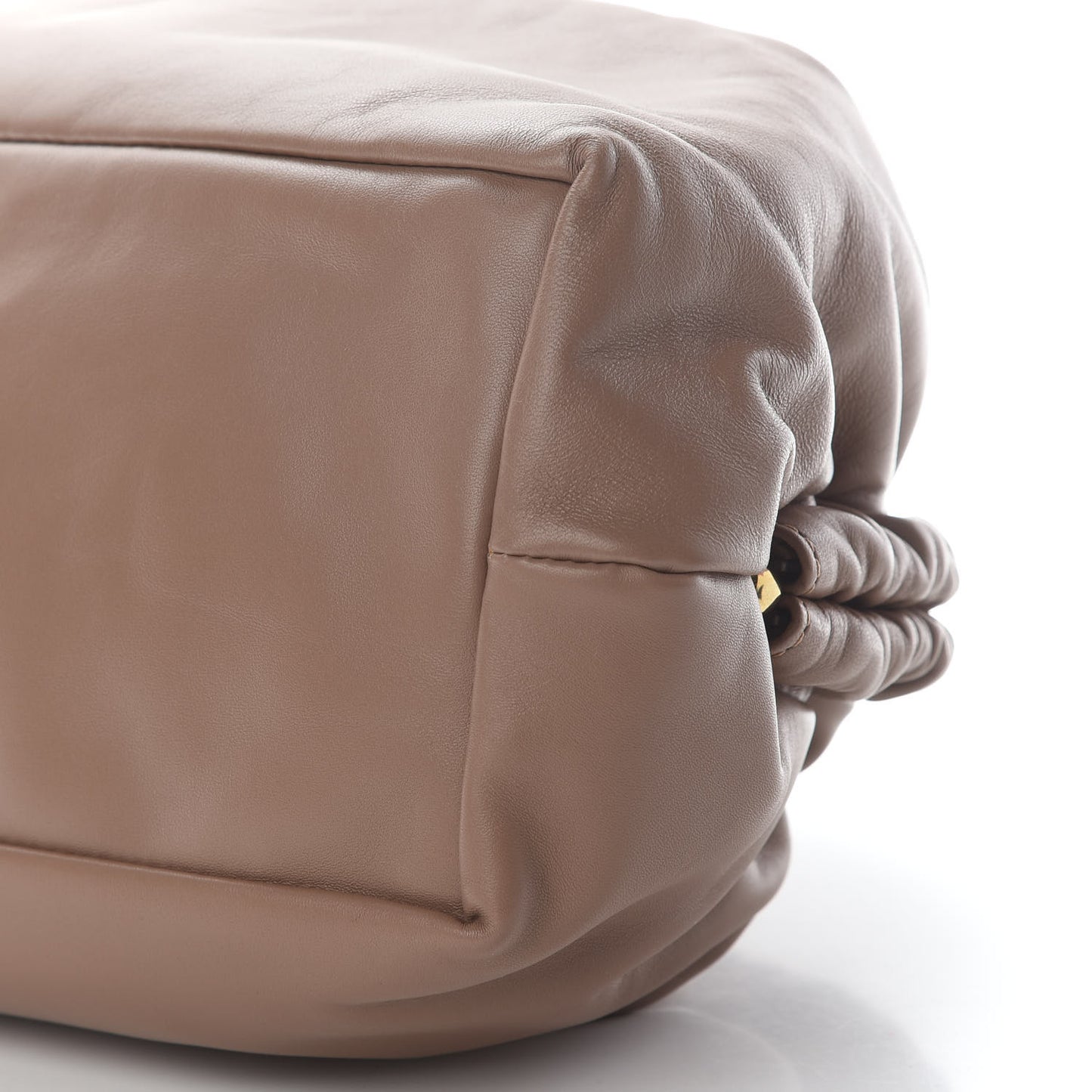 Lambskin Cloud Clutch Biscotto