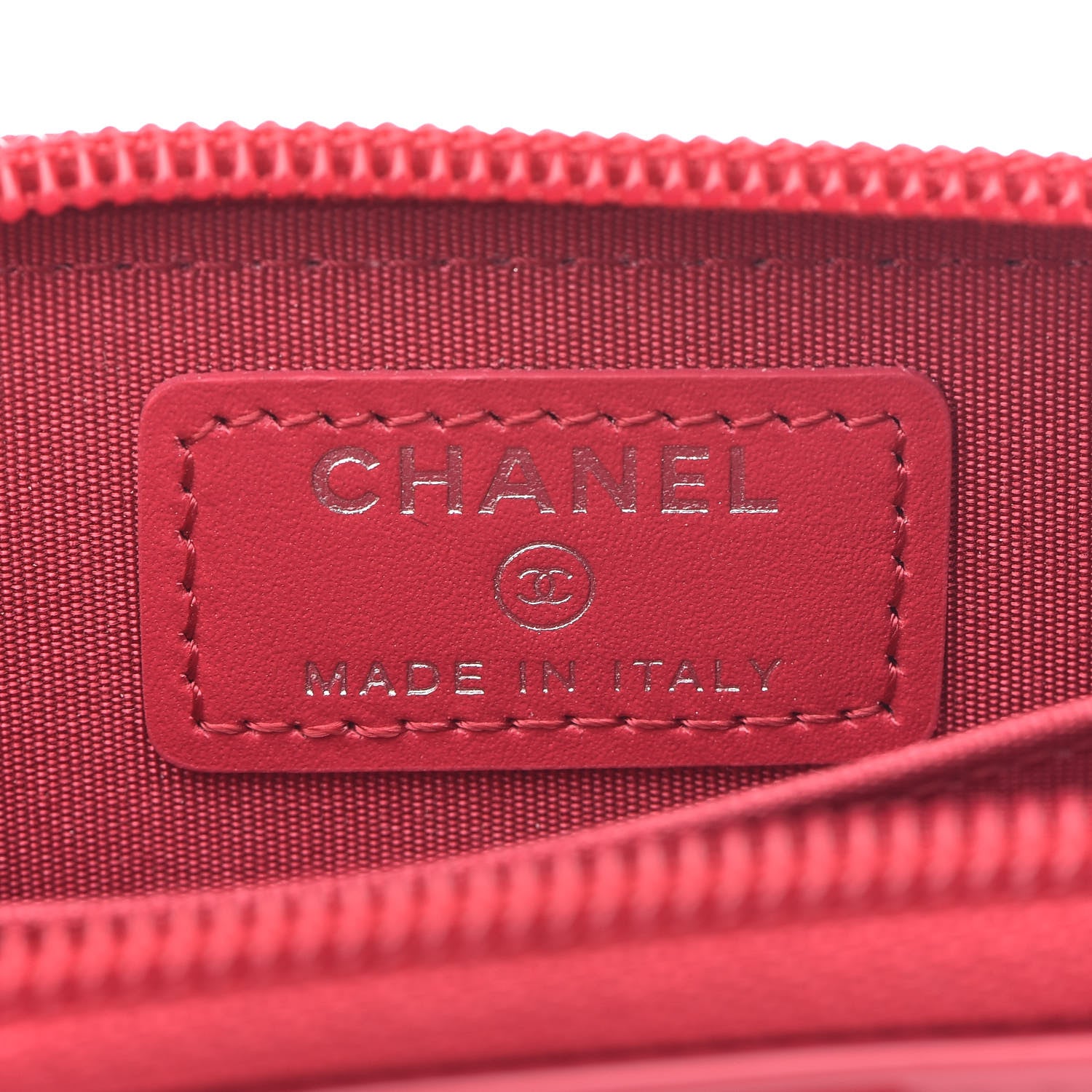 Chanel Patent Quilted Plexiglass Zip Around Boy Coin Purse Wallet Pink 6 of 9