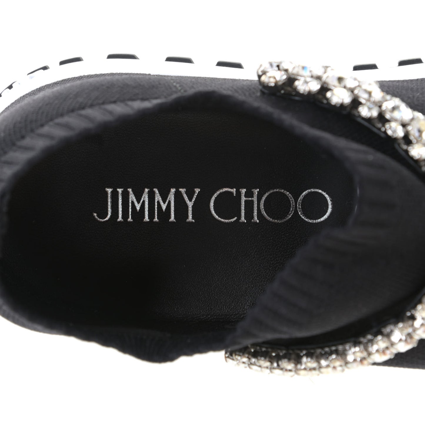Knit Crystal Verona Sneaker 37.5 Black