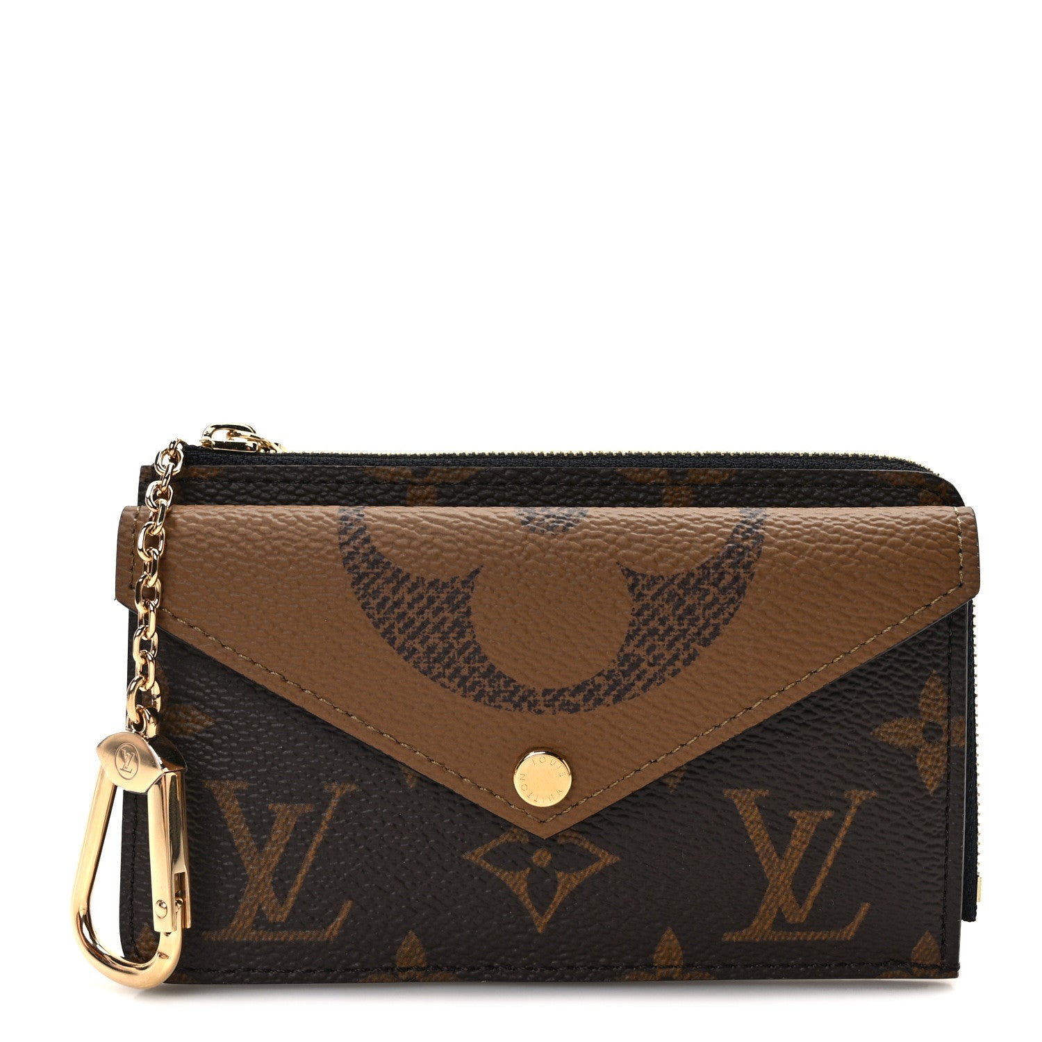 Louis Vuitton Reverse Monogram Recto Verso Card Holder Brown 1 of 9
