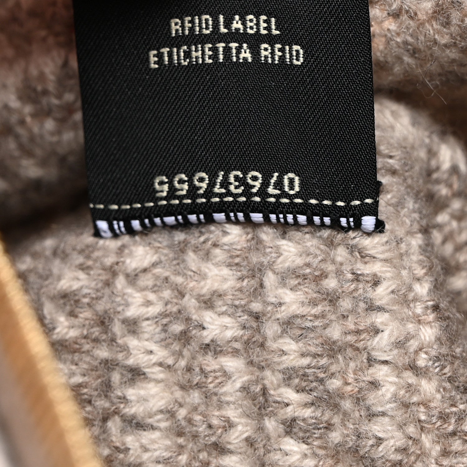 Fendi Fabric Calfskin FF Woven Large Flat Pouch Corda 7 of 7