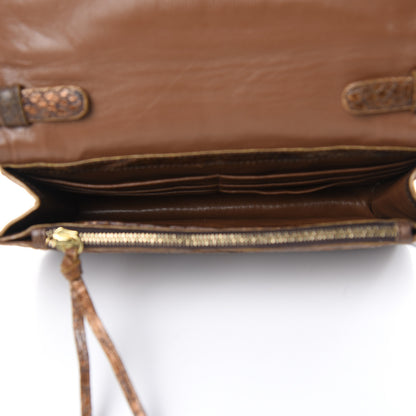Nancy Gonzalez Crocodile Wallet On Chain Brown 5 of 10