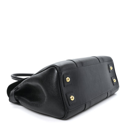 Mulberry Small Classic Grain Bayswater Black 4 of 9