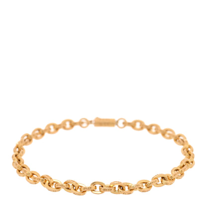Chrome Hearts 22K Yellow Gold Paperclip Bracelet 1 of 4