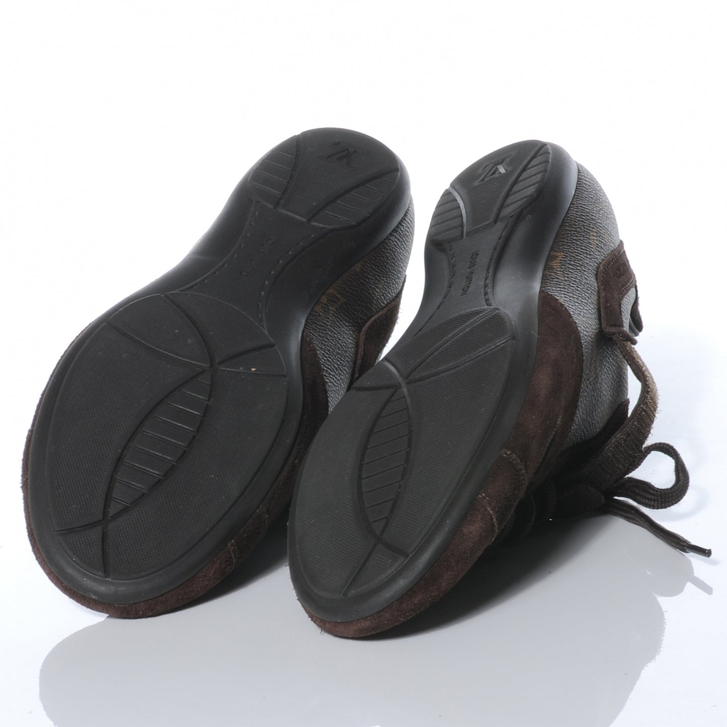 Suede Monogram Globe Trotter Sneakers 38