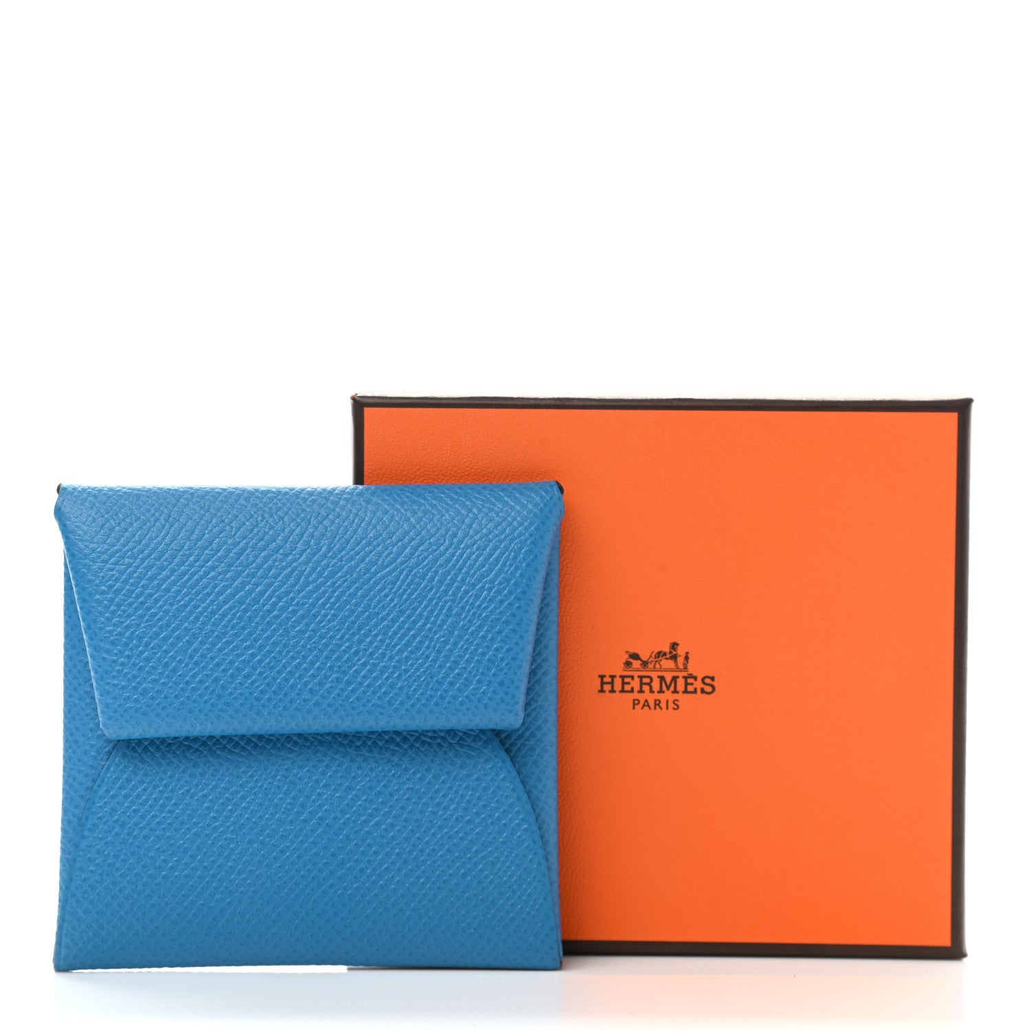 Hermes Epsom Bastia Coin Purse Bleu Zanzibar 8 of 8