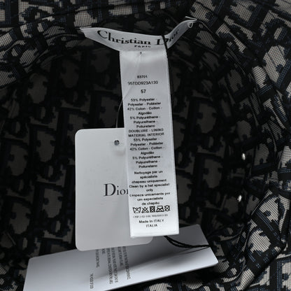 Christian Dior Oblique Reversible Teddy-D Brim Bucket Hat 57 Blue 8 of 8