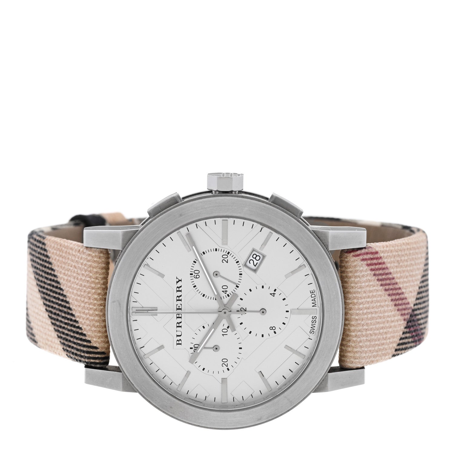 Burberry Stainless Steel Calfskin 42mm Chronograph Quartz Watch BU9357 2 of 5