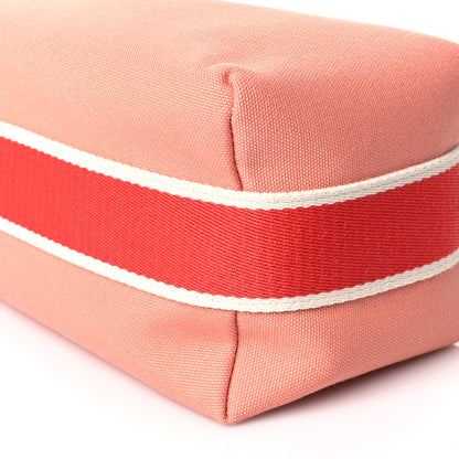 Hermes Canvas Small Bride-A-Brac Pouch Goyave 9 of 10