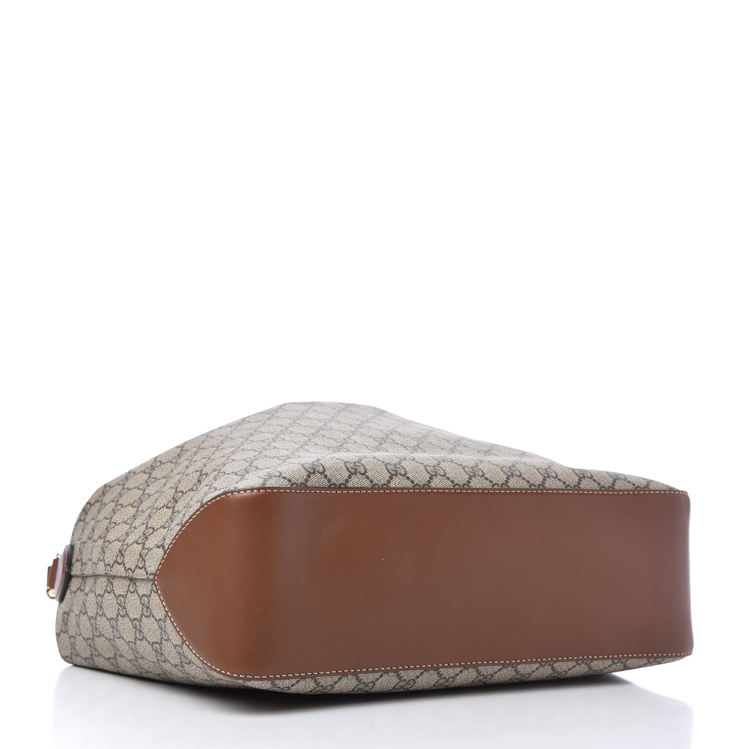 Gucci GG Supreme Monogram Large Linea A Hobo Light Brown 4 of 9