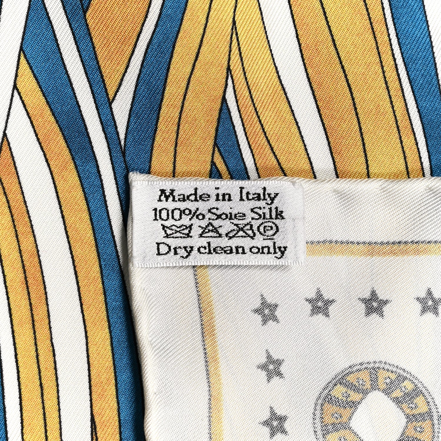 Christian Dior Silk L'imperatrice Square Scarf White 4 of 6