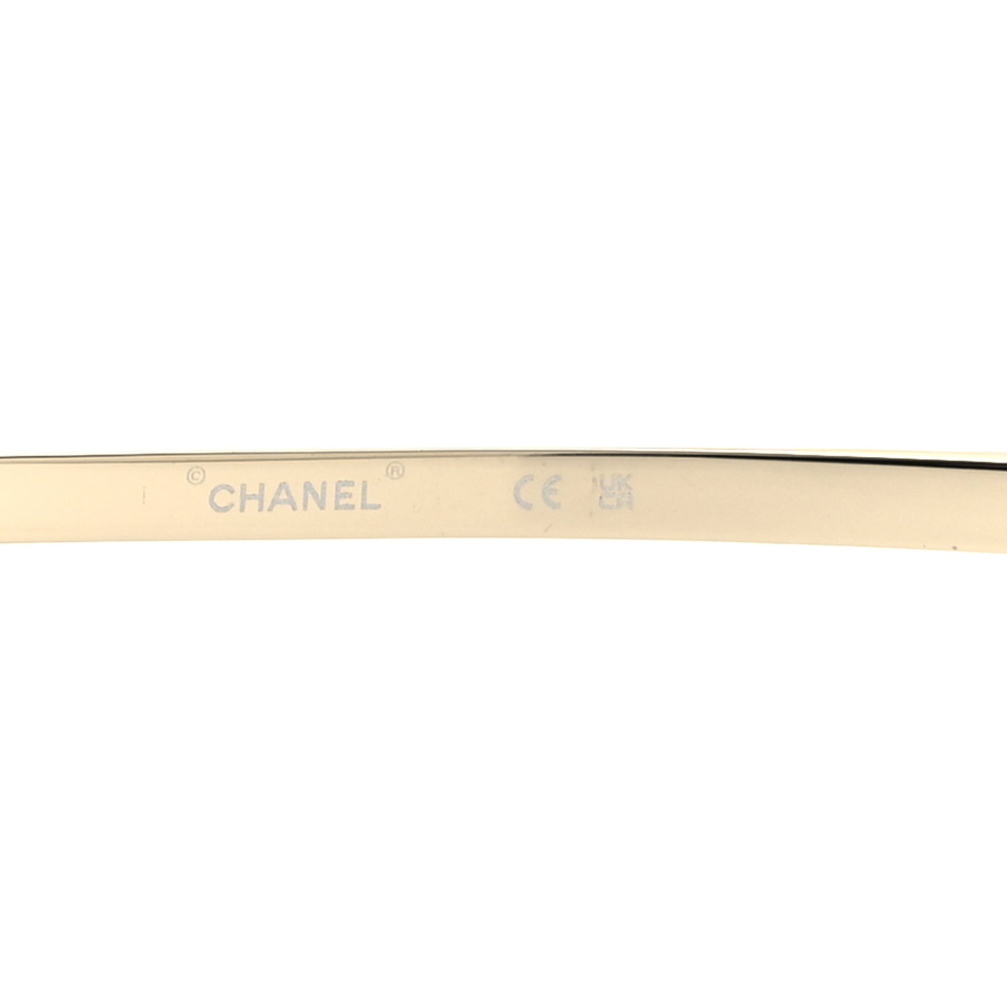 Metal Shield Sunglasses Gold Grey