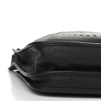 Hermes Taurillon Clemence Evelyne III PM Black 9 of 10