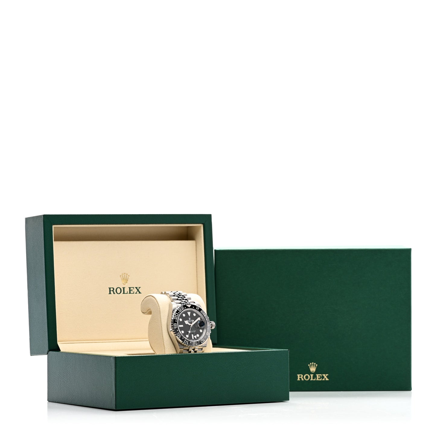 Stainless Steel 40mm Oyster Perpetual Date GMT Master II Bruce Wayne Watch Black 126710GRNR