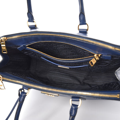 Prada Saffiano Large Galleria Double Zip Tote Bluette 5 of 10