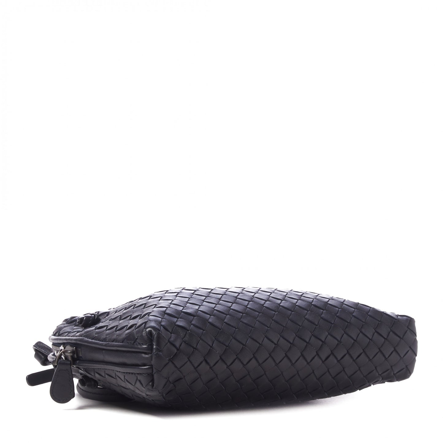 Nappa Intrecciato Nodini Crossbody Messenger Tourmaline
