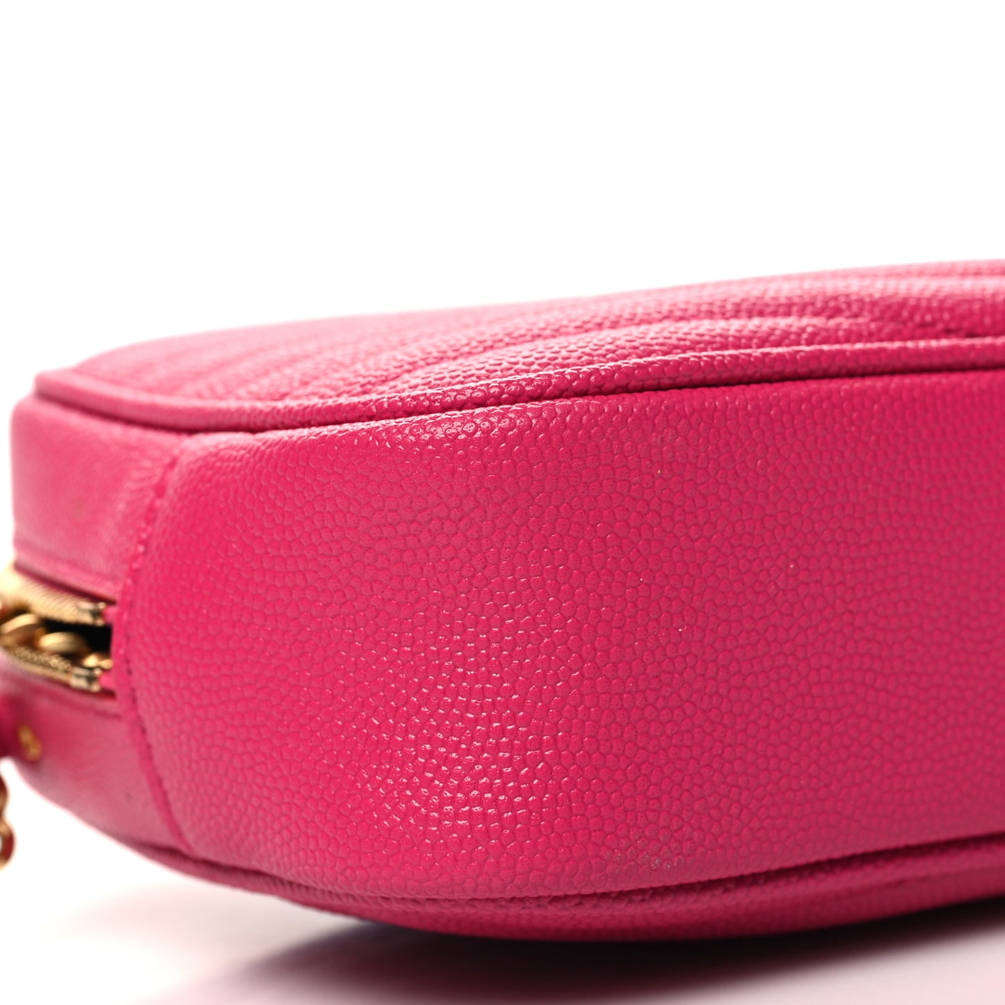 Grain De Poudre Matelasse Monogram Mini Lou Camera Bag Fuchsia
