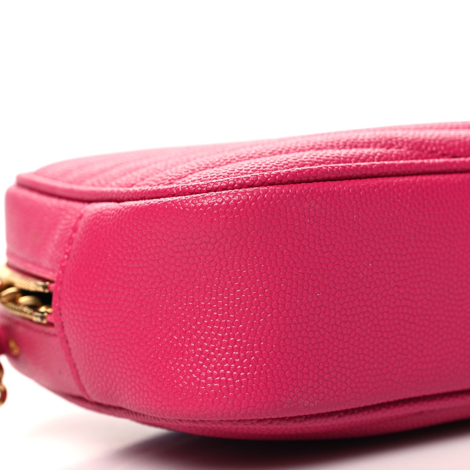 Saint Laurent Grain De Poudre Matelasse Monogram Mini Lou Camera Bag Fuchsia 9 of 10