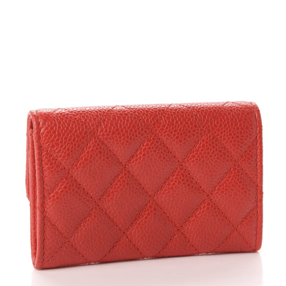 Chanel Caviar Quilted Incognito Flap Card Holder Red 3 of 10