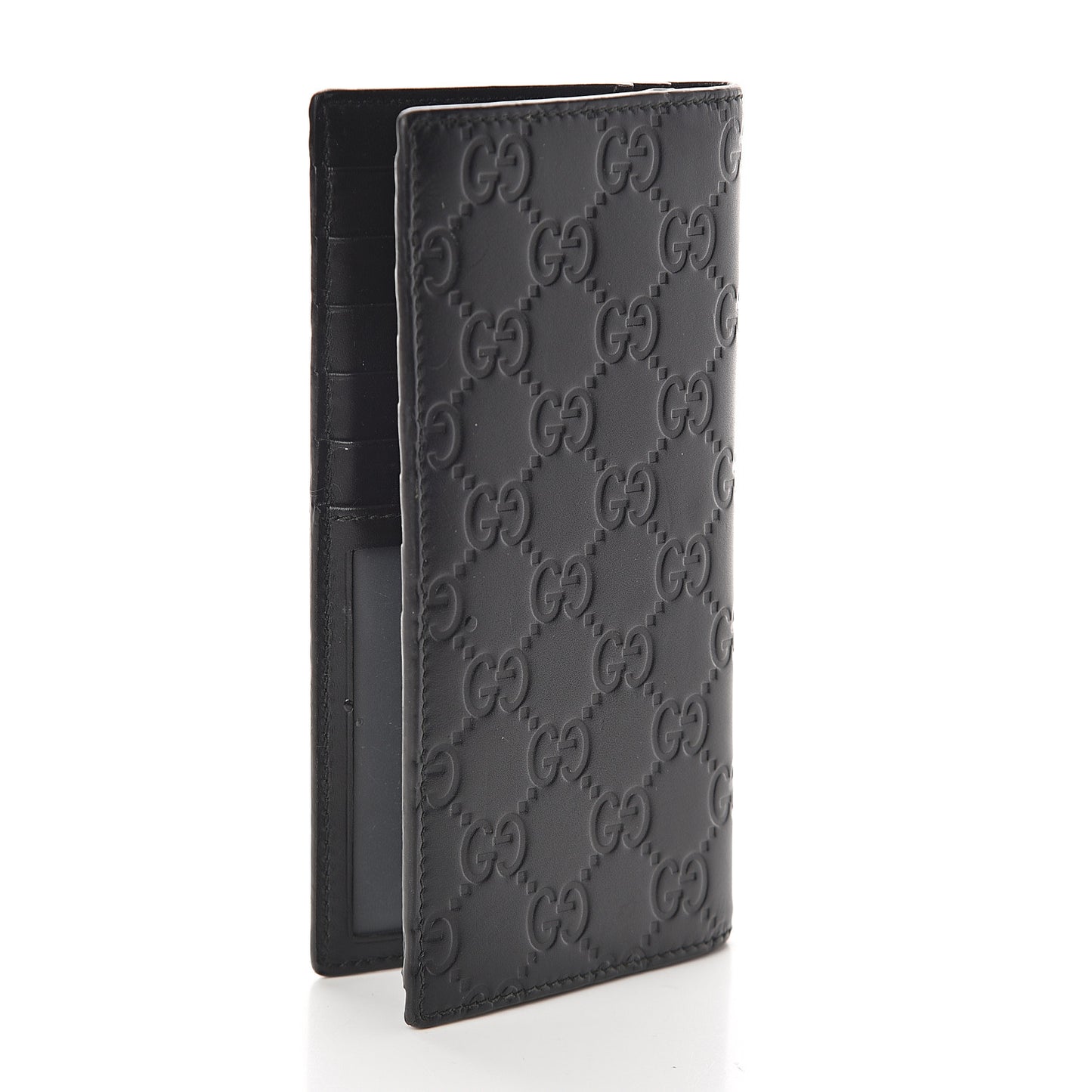 Guccissima Signature Dorian Long Wallet Black