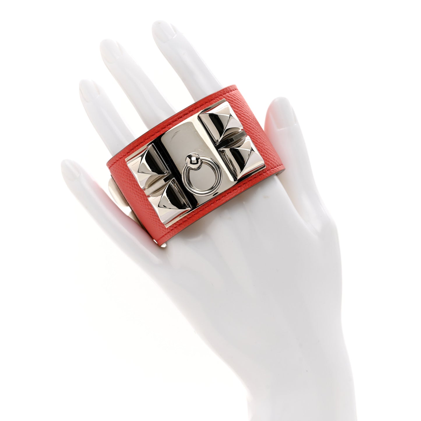 Epsom Collier de Chien CDC Bracelet S Rouge Pivoine
