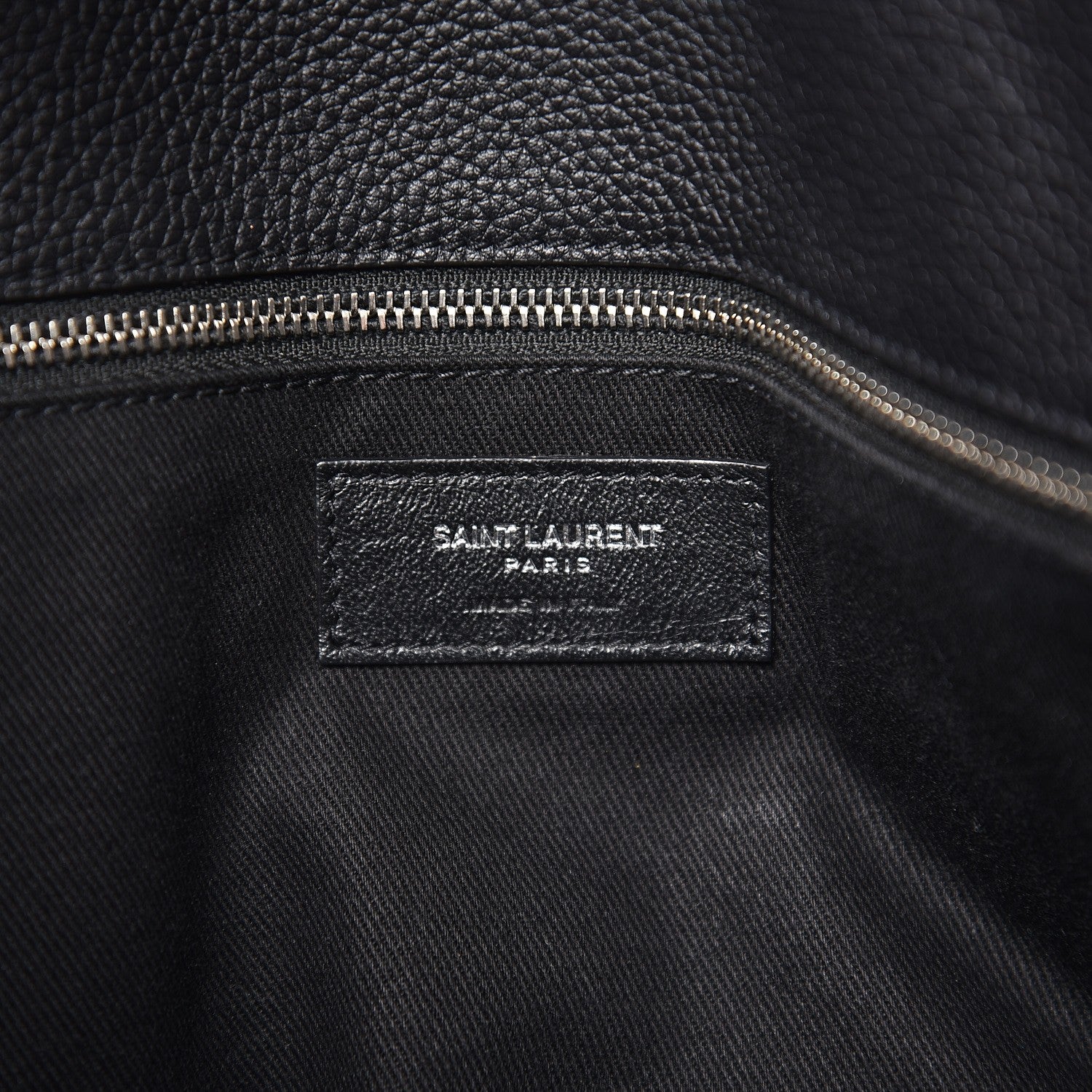 Saint Laurent Grained Calfskin Medium Souple Sac De Jour Duffle Black 6 of 8