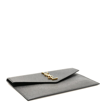 Saint Laurent Grain De Poudre Uptown Pouch Black 4 of 8