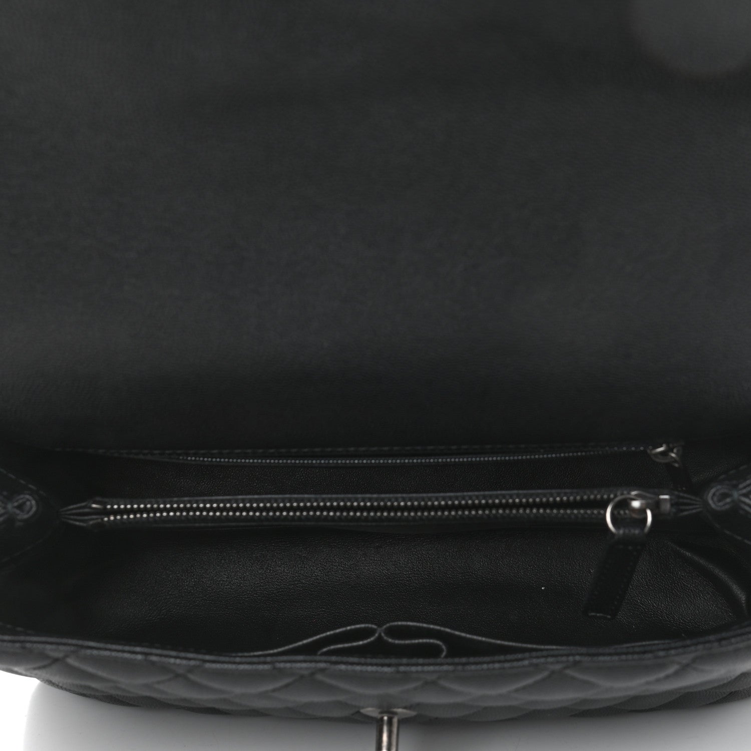 Chanel Caviar Lizard Quilted Small Coco Handle Flap Black 6 of 10
