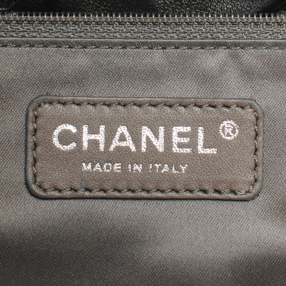 Chanel Lambskin Pearl Obsession Tote Black 6 of 7