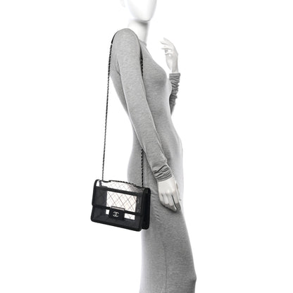 Chanel PVC Lambskin Quilted Beauty Lock Flap Black 2 of 15