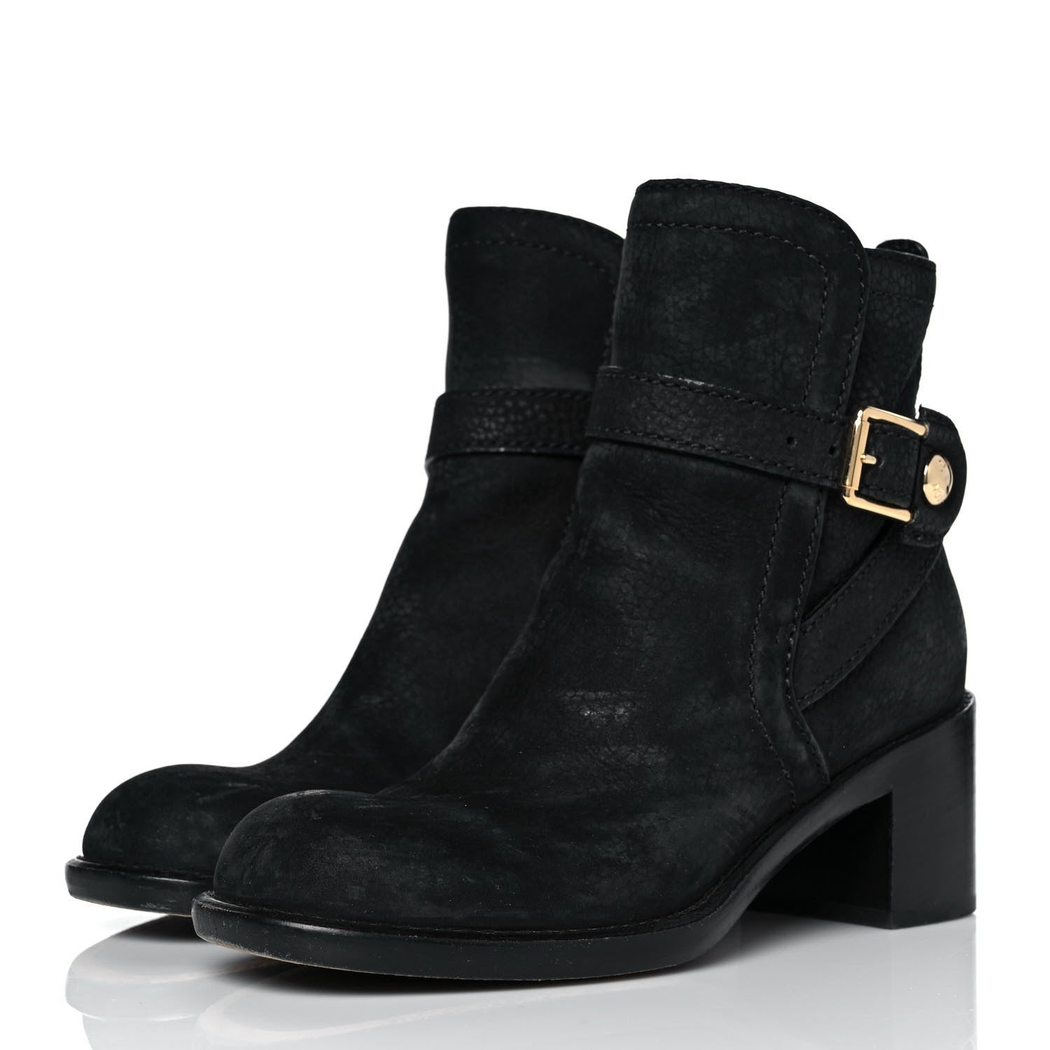 Louis Vuitton Suede Calfskin Hunting Ankle Boots 38 3 of 6