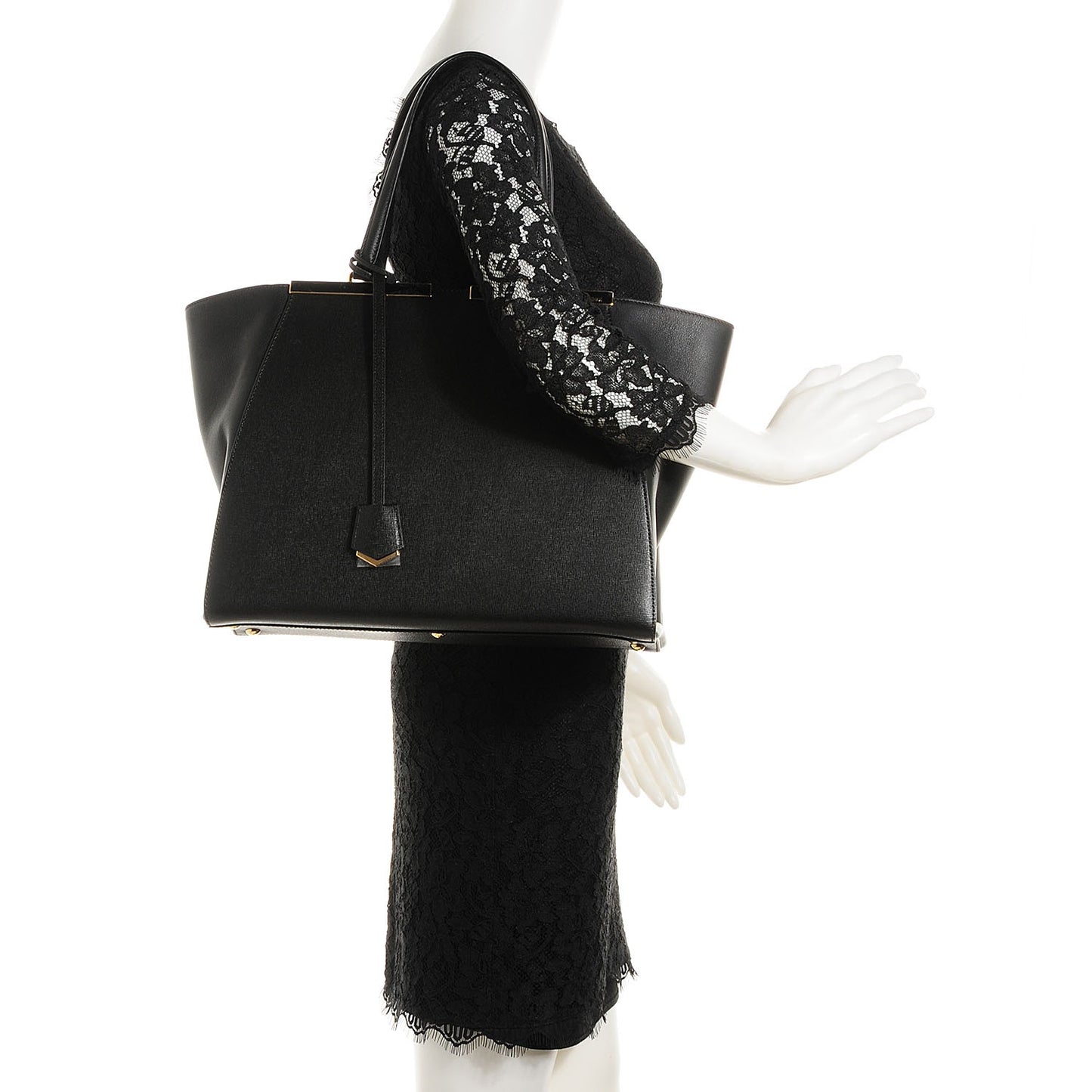 Vitello Elite Large 3Jours Tote Black