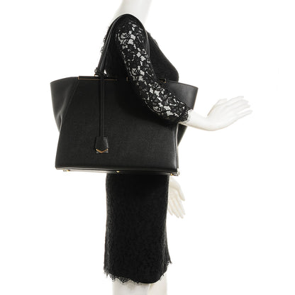 Fendi Vitello Elite Large 3Jours Tote Black 2 of 12