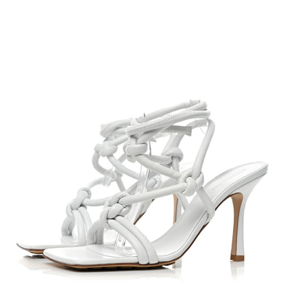 Bottega Veneta Nappa Dream Knotted Sandals 39 White 3 of 8