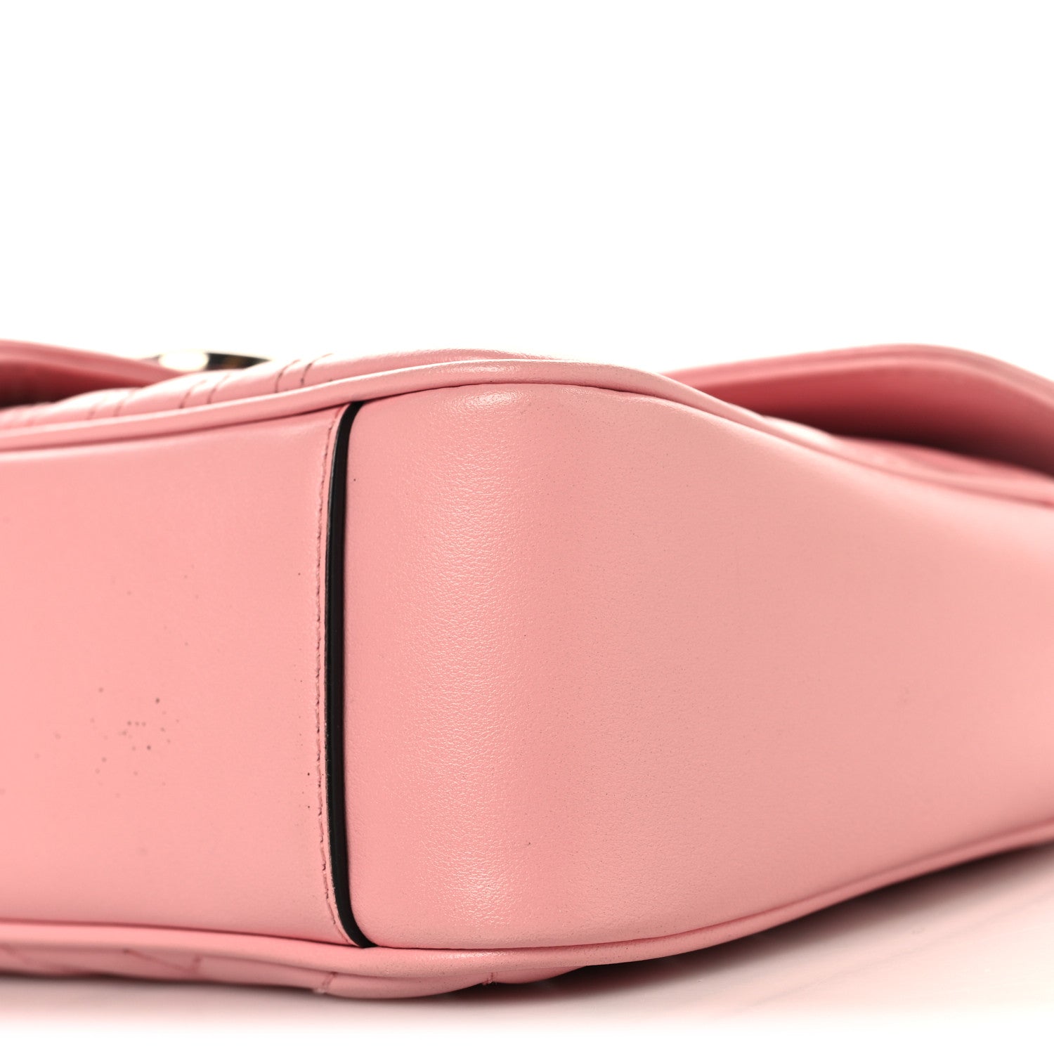 Gucci Calfskin Matelasse Small GG Marmont Shoulder Bag Wild Rose 10 of 11