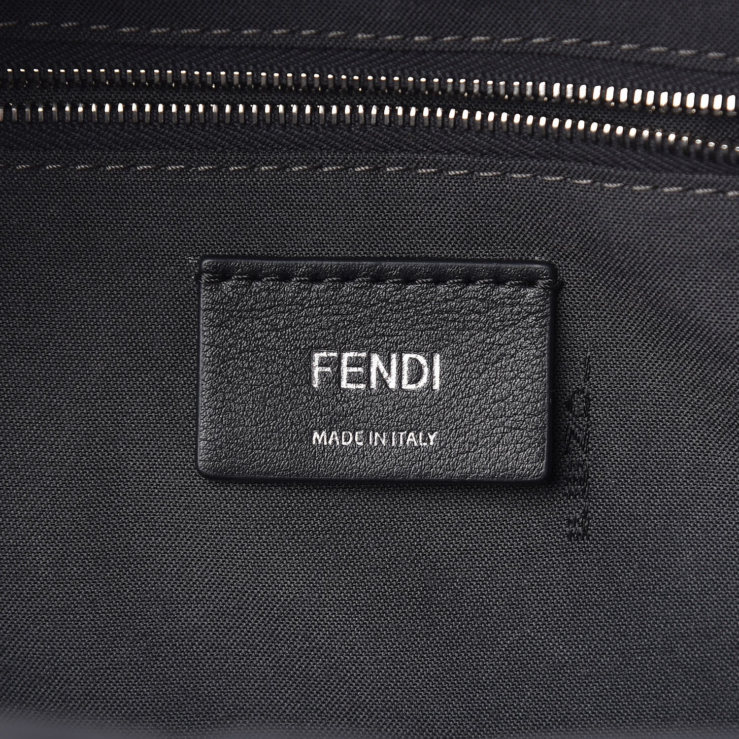 Fendi Vitello Dolce Flowerland Studded Mini Backpack Grigio Polvere Multicolor 6 of 11